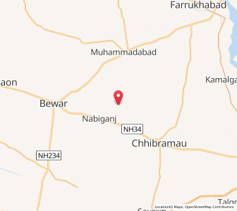 Map of Nagla Ahiran, Uttar Pradesh