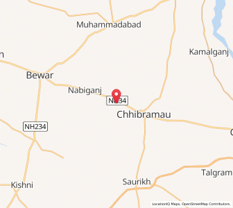 Map of Nagla Amgarha, Uttar Pradesh