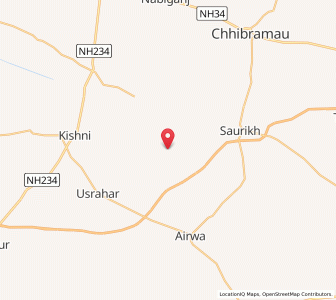 Map of Nagla Baiju, Uttar Pradesh