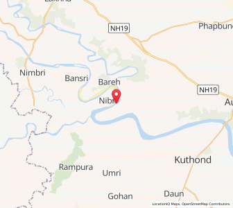 Map of Nagla Banaras, Uttar Pradesh