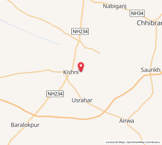 Map of Nagla Bane, Uttar Pradesh