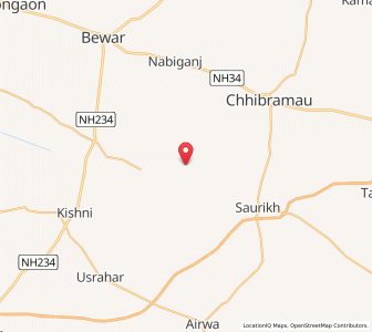 Map of Nagla Bhag, Uttar Pradesh