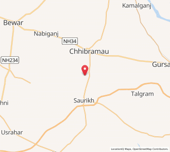 Map of Nagla Bhagwantpur, Uttar Pradesh