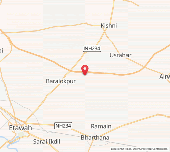 Map of Nagla Bhanwar, Uttar Pradesh