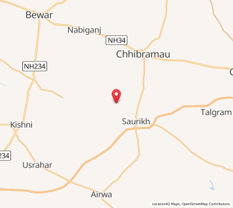 Map of Nagla Bhara, Uttar Pradesh