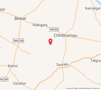 Map of Nagla Bhiti, Uttar Pradesh