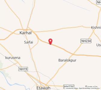 Map of Nagla Brij, Uttar Pradesh