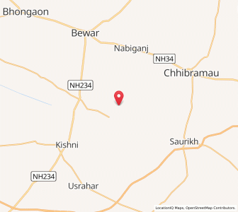 Map of Nagla Chaurasi, Uttar Pradesh