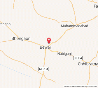 Map of Nagla Dhak, Uttar Pradesh