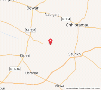 Map of Nagla Dhakri, Uttar Pradesh