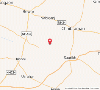 Map of Nagla Dhana, Uttar Pradesh