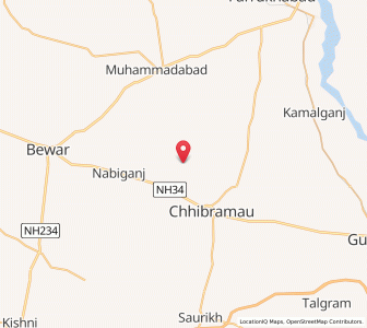 Map of Nagla Dhani, Uttar Pradesh