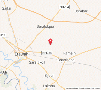 Map of Nagla Dhara, Uttar Pradesh