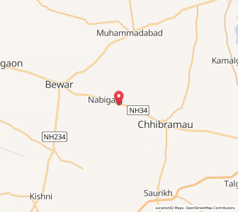 Map of Nagla Dharua, Uttar Pradesh