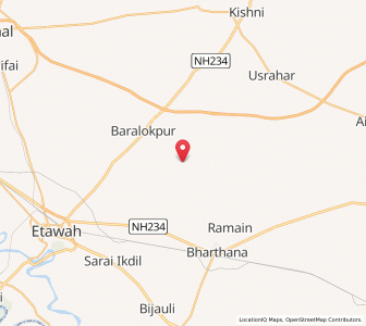 Map of Nagla Dhokal, Uttar Pradesh