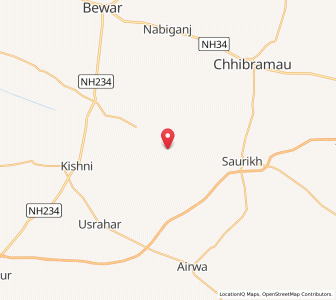 Map of Nagla Dhyan, Uttar Pradesh