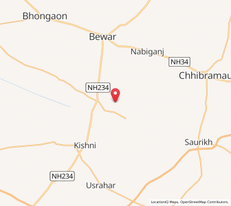 Map of Nagla Dini, Uttar Pradesh