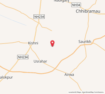Map of Nagla Dinu, Uttar Pradesh