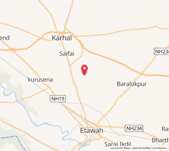 Map of Nagla Gadariya, Uttar Pradesh