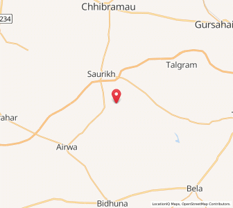 Map of Nagla Jhabar, Uttar Pradesh
