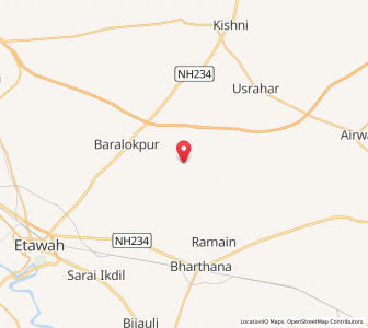 Map of Nagla Jind, Uttar Pradesh