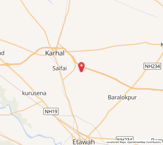 Map of Nagla Kadam, Uttar Pradesh