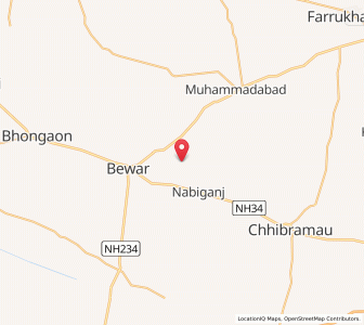 Map of Nagla Kaharan, Uttar Pradesh