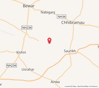 Map of Nagla Kanhai, Uttar Pradesh