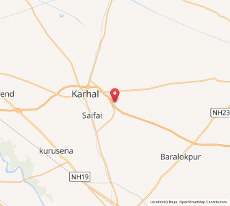 Map of Nagla Kathule, Uttar Pradesh