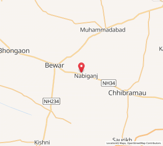 Map of Nagla Khajvaiya, Uttar Pradesh