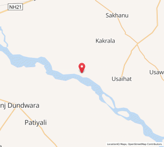 Map of Nagla Khurd, Uttar Pradesh