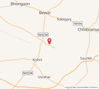 Map of Nagla Kori, Uttar Pradesh