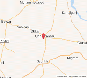 Map of Nagla Lachhiram, Uttar Pradesh