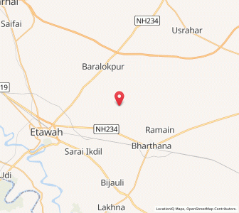 Map of Nagla Laik, Uttar Pradesh