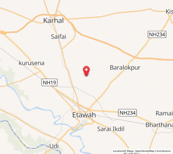 Map of Nagla Lekhi, Uttar Pradesh