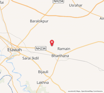 Map of Nagla Mahajir, Uttar Pradesh