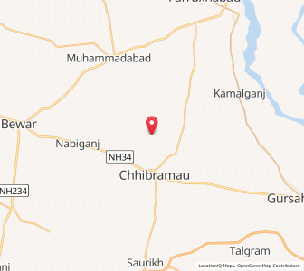 Map of Nagla Mahwa, Uttar Pradesh
