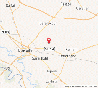 Map of Nagla Mani, Uttar Pradesh