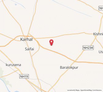 Map of Nagla Mathiya, Uttar Pradesh