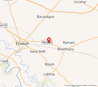 Map of Nagla Mihinlal, Uttar Pradesh