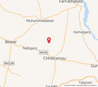 Map of Nagla Moiya, Uttar Pradesh