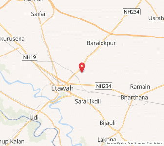 Map of Nagla Nainsukh, Uttar Pradesh