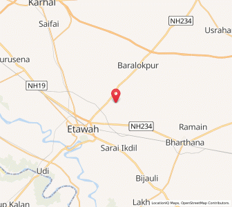 Map of Nagla Nawabpur, Uttar Pradesh