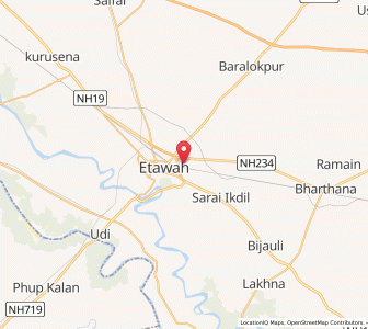 Map of Nagla Pai, Uttar Pradesh