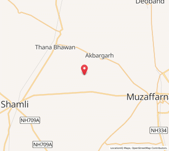 Map of Nagla Pithora, Uttar Pradesh