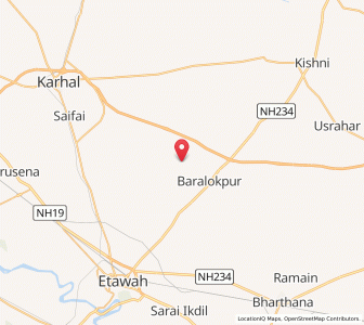 Map of Nagla Puth, Uttar Pradesh