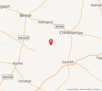 Map of Nagla Ramlila, Uttar Pradesh