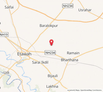 Map of Nagla Ramphal, Uttar Pradesh