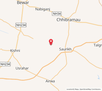 Map of Nagla Sohra, Uttar Pradesh
