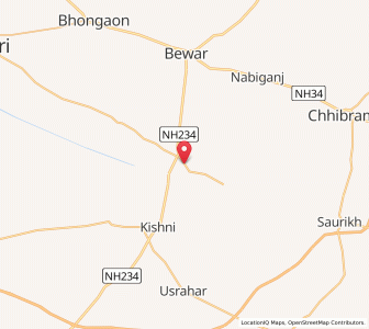 Map of Nagla Sukhi, Uttar Pradesh